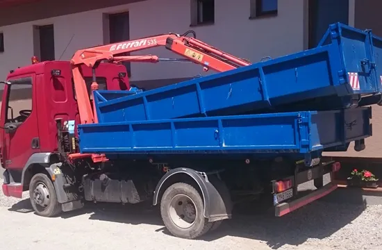 Doprava stavebného materiálu DAF